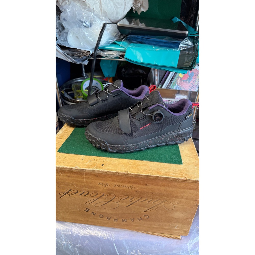 Ride Concepts Tallac BOA Mens Mountain Bike Shoes Black Purple Cordura MTB S 9.5